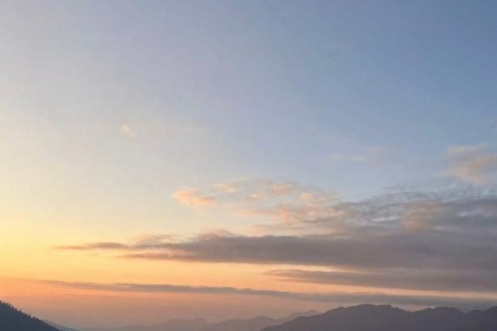 Sky view from mountain dagala trek