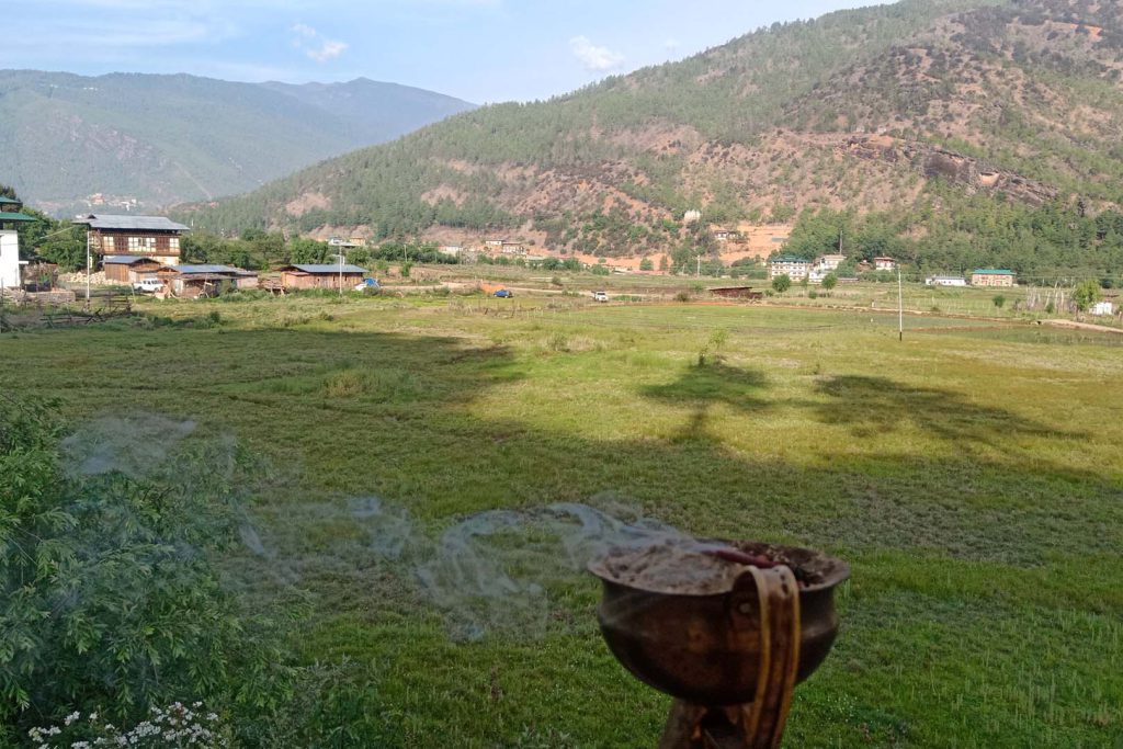 Scenery view druk path trek