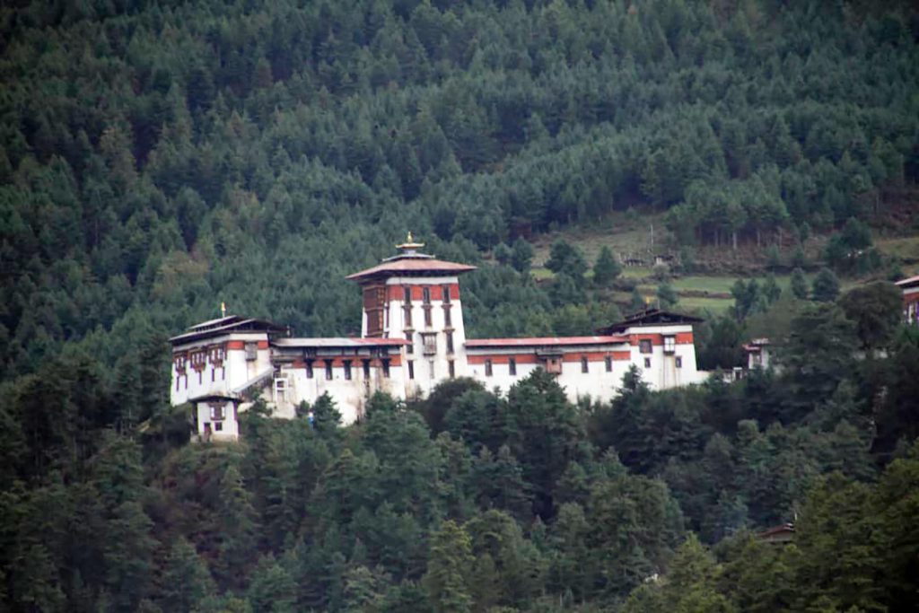 Jakar dzong view east Bhutan tour